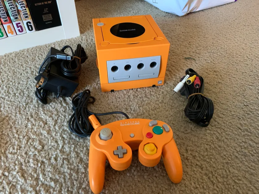 Nintendo GameCube Controller (Orange on sale Variant)